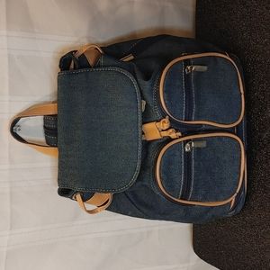 Blue Jean Backpack